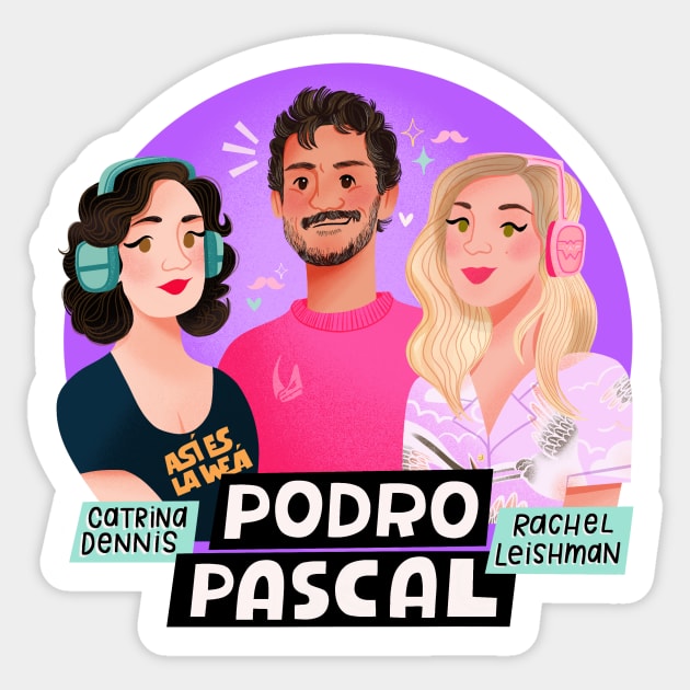 Podro Pascal Host Logo Sticker by Podro Pascal